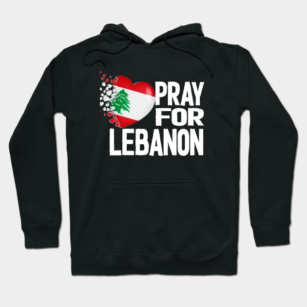 pray for lebanon beirut 2020 Hoodie by Netcam